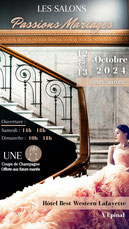 Salon du Mariage Passions Mariages à Épinal 12 et 13 Octobre 2024