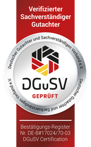 Zertifizierter Sachverständiger DGuSV
