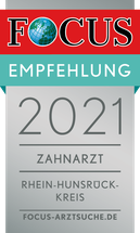 FOCUS-Siegel Zahnarzt-Empfehlung