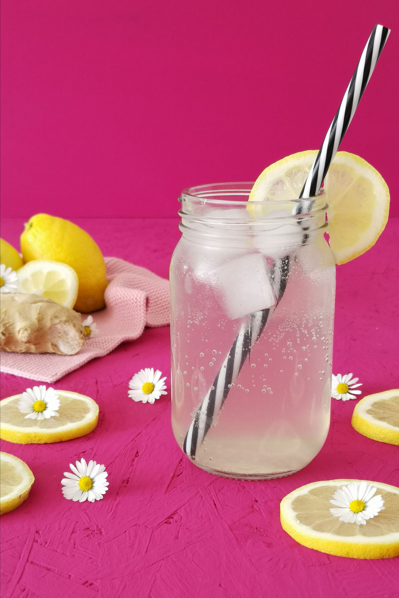 Homemade Zitronen-Ingwer Limonade - Foodlie - Gipfelglück und Kitchenstorys