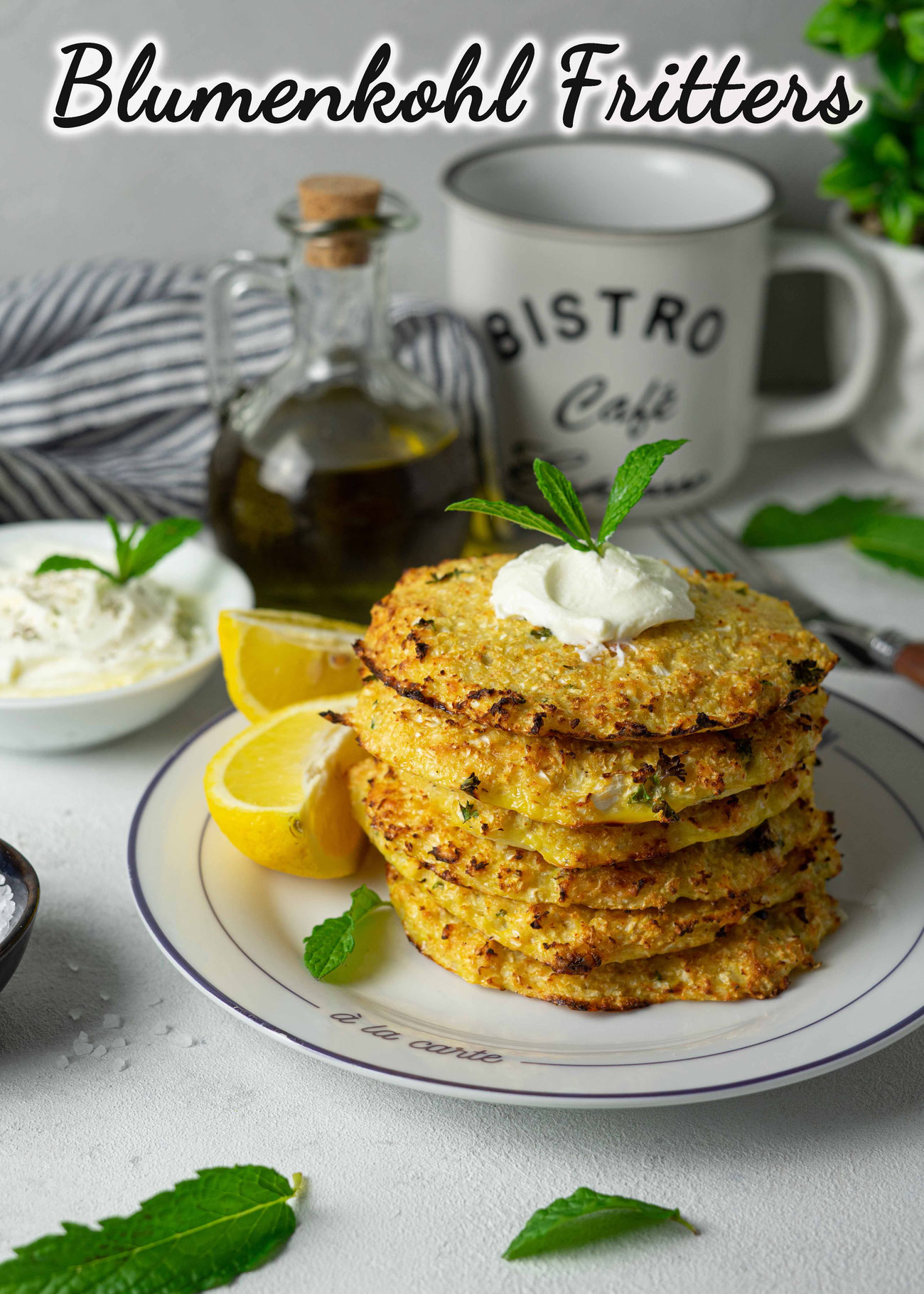 Blumenkohl Ofen Fritters - Vale&amp;#39;s Food Blog