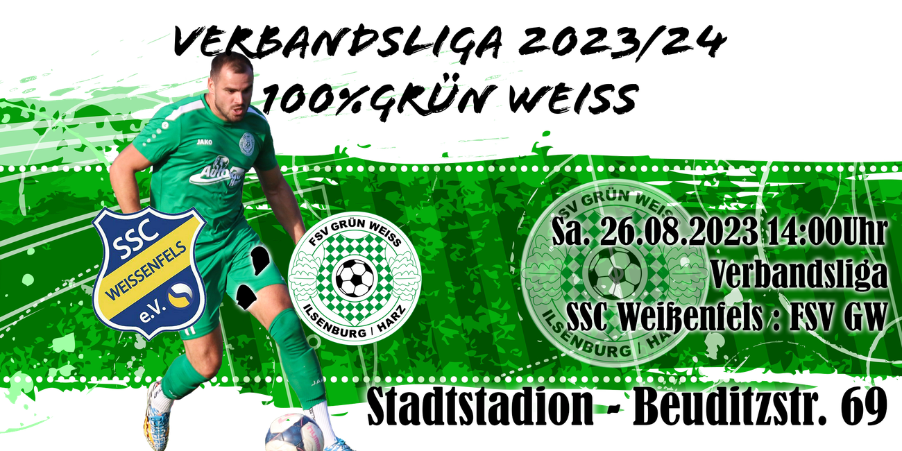 Vorbericht Spiel SSV Weißenfels gegen den FSV Grün-Weiß Ilsenburg am ...