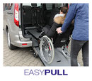 EasyPull winch & front restraint system for wheelchair users