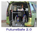 eFutureSafe head and backrest for wheelchair users