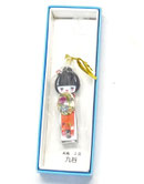 九谷焼『爪切り』お人形 赤色系