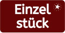 Icon mit weißem Text „Einzelstück“ und Sternsymbol – kennzeichnet ein einzigartiges Produkt.