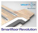 Querschnitt des Smartfloor Revolution mit edlem Holzdesign.