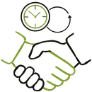 More about strategic consulting and Interim Management - Graphic shake hands
