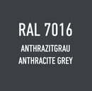 Windschutz in anthrazit RAL 7016