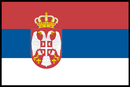 Present day Serbian flag