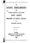 Martini Bible Italy 1883
