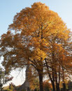 Die evangelische Dorfkirche zu Baerl im Herbst 2015; Foto H.Kuhlen