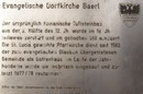 Informationstafel zur Dorfkirche vom Verkehrsverein de Stadt Duisburg e.V.; Foto H.Kuhlen