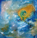 "Pensée" 50 x 50 cm