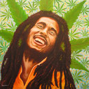 Foto: Olaf Pinn. Bob Marley- Oel auf Leinwand, in altmeisterlicher Lasur- und Mischtechnik