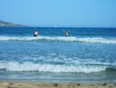 ...zum Strand gehen.