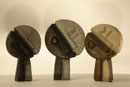 Maße: je ca. 15x10cm, Gewicht: je ca. 550 Gramm, Material: Serpentinstein, je 80,-€