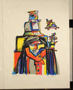 ohne Titel, Siebdruck, Künstlerexemplar (e.a.), mit Bleistift signiert, 47x36cm, 180,-€