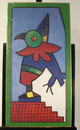 "Kernbeißer", Farboffset, signiert, ca. 85 x 45 cm, 80,-€