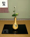 紫式部　寒菊　秋明菊　黄ぜと鶴首