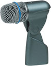 Shure Beta 56A: angeblich nur ein Instrumentalmikrofon, klingt aber auch gut bei vocals, besonders live, wenn ein drum in direkter Nähe herumpoltert. Durch Supernierencharakteristik werden seitlich einfallende Schallquellen kaum übertragen. 50 Hz - 16 kHz