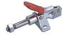 Straight line push-pull type toggle clamp with side ward