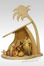 moderne Stilgrippe in natur, Figuren gefasst