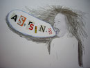ASESINOS | Drawing on paper | 60 x 50 Cm. 