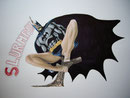 El suicidio de los super heroes | Drawing on paper | 60 x 50 Cm. 