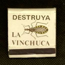 Caja de fósforos de Argentina: campaña contra la Vinchuca.