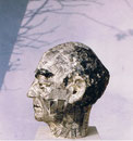 Total verplant, Gips und Collage, 1990
