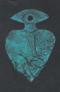 Herzauge, Schmuckanhänger, 1996