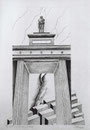 Brandenburger Torheiten: „Da wendet sich der Gast mit Grausen“, Zeichnung, 2005