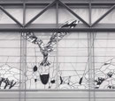 Phönix aus dem Ei (Ausschnitt), Glaspyramide Kreissparkasse Heilbronn, 1990
