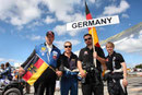 Die Vertretung aus Deutschland: Karsten Ney, Helmut Wild, Rene` Münnich und Mandie August