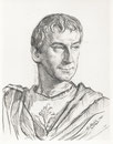 PierreDux -Comedie Française  (la guerre civile) 1965 fusain André Aaron Bilis
