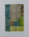 Les Nuages (4), lithographie-collage, 50 x 76 cm