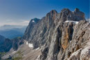 Dachstein-Südwand: hier geht der Klettersteig "Johann" knackig in die Senkrechte