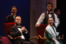 Conte Almaviva in Le Nozze di Figaro, Opéra Obliqua Moutier 2007, mit Daniel Issa als Don Curzio, Ruben Amoretti als Figaro, Bénédichte Tauran als Susanna