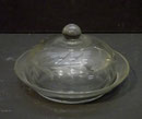 4369/ Zwiebelgefäß mit Glaseinsatz ~1900, schöner Schliff, H5, Ø 9cm, EUR 32,-