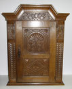 KT0498/Wandschrank ~1750, Eiche,  H 88, B 66, T 33 cm, EUR 680,-