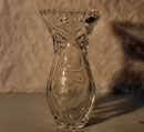 4024/ Kristallvase ~1930, H 21,5cm, EUR 36,-