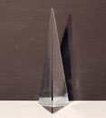 4263/ Kristall-Pyramide ~1900, H 15cm, EUR 38,-