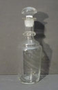 4337/ Glaskaraffe ~ 1830 (Biedermeier, Abriss, H 21cm, EUR 42,-
