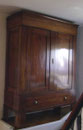 KT0351/Dielenschrank ~1820, Mahagoni, zerlegbar,  H 212, B 165, T 60, Innentiefe 51 cm, EUR 2100,-