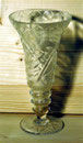 1230/ Kristallvase ~1920, H 19cm, EUR 22,-