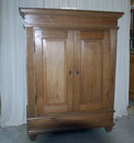 KT0336/Dielenschrank ~1750, Eiche, zerlegbar, H 183, B 144, T 62, Innentiefe 49 cm, EUR 1900,-