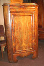 KT0107K/Eckschrank ~1840, Mahagoni, H 147, B 93, Seitentiefe 63 cm, EUR 280,-