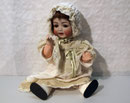 4076/Porzellankopfpuppe "KR" ~1890, L 42cm, EUR 320,-