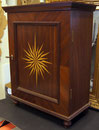 KT0598/ Wandschrank ~1920 HH-Vierlanden, Mahagoni, H 64, B 50, T 25 cm, EUR 320,-